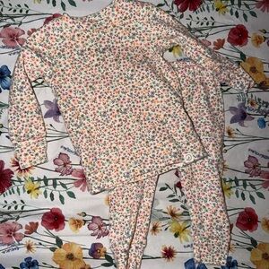 Floral Kids Pajamas Set